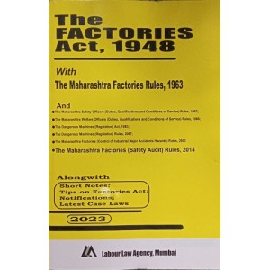 Labour Law Agency's The Factories Act, 1948 Bare Act 2023
